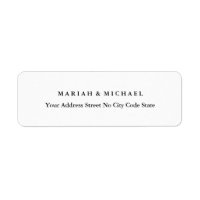 Mariage Trend Minimaliste Nom Professionnel Adress