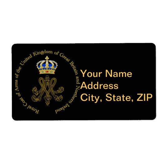 Étiquette Marie Antoinette Monogram (Devant)