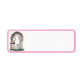 Étiquette Mariée Art déco (Devant)