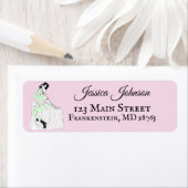 Étiquette Mariée de Frankenstein Bachelorette (En situation)