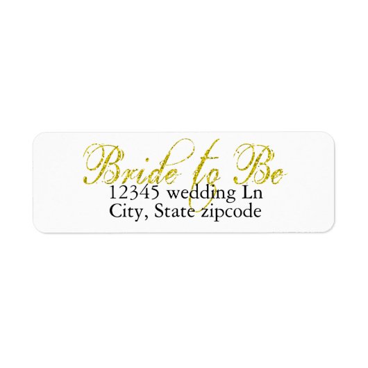 Étiquette Mariée mariage mariée (Devant)