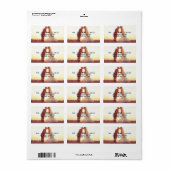 Étiquette Mariée mariée mariée Noël (Feuille entière)