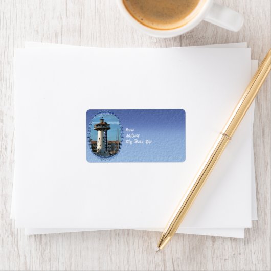 Étiquette Marina Vallarta 0948 Adresse (En situation)