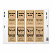 Étiquette Marque commerciale sur expédition de portrait marr (Feuille entière)