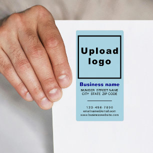 Étiquette Marque d'entreprise sur expédition de portrait ble