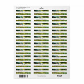 Étiquette Marquerite Gachet dans le jardin, Vincent van Gogh (Feuille entière)