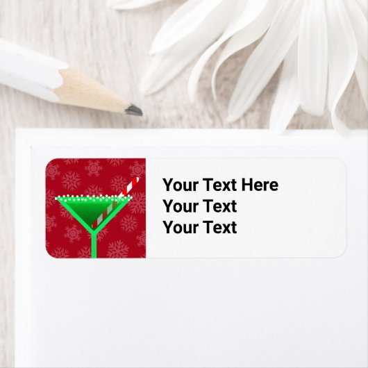 Étiquette Martini (En situation)