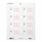 Étiquette Martini à l'olive sale Thunder_Cove (Feuille entière)