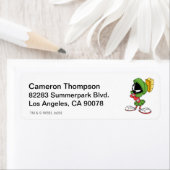 Étiquette MARVIN LE MARTIAN™ agacé (En situation)