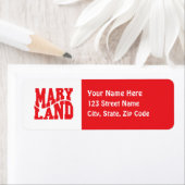 Étiquette Maryland (En situation)
