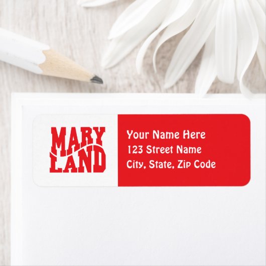 Étiquette Maryland (En situation)