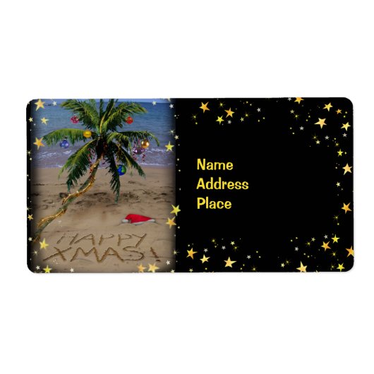 Étiquette Mas-X tropicaux (Devant)