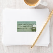 Étiquette Mason Jar Hydrangea Rustique Pays Vintage (En situation)