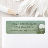 Étiquette Mason Jar Hydrangea Rustique Pays Vintage (En situation)