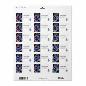 Étiquette Masonic Minds (BLUE)USA (Feuille entière)