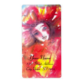 ÉTIQUETTE MASQUE EN ROUGE 2 (Devant)