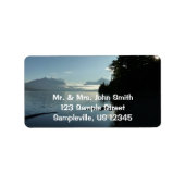 Étiquette Matin au lac McDonald dans le parc national des Gl (Devant)