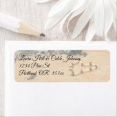 Étiquette Maui Lei sur Secret Beach Adresse de retour (En situation)