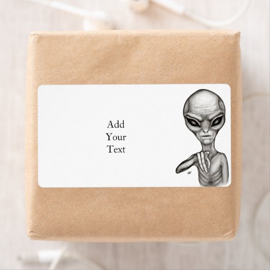 Étiquette Mauvais Alien, Tu es le prochain ! (En situation)
