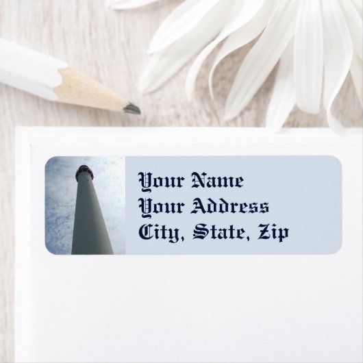 Étiquette May Lighthouse (En situation)