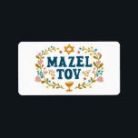 Étiquette MAZEL TOV BAR BAT MITZVAH Juif Personnalisable<br><div class="desc">Je vous ai dessiné un texte à la main. Idéal pour un bar, un bat mitzvah, un mariage juif ou autre événement. Pour plus de designs et de couleurs, consultez ma boutique ! Ou dites-moi si vous voulez quelque chose de personnalisé. Demandez si vous ne trouvez pas ce dont vous...</div>