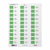 Étiquette MCM Inspecred Lines (Feuille entière)