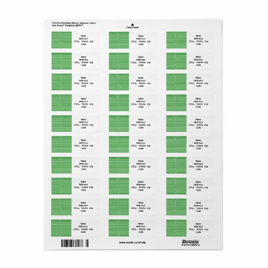 Étiquette MCM Inspecred Lines (Feuille entière)