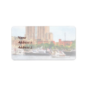 Étiquette MD - Bateaux à l'intérieur du port Produits Mariag