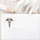 Étiquette MD Caduceus (En situation)