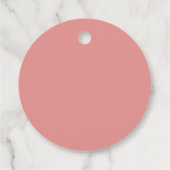 Étiquette Me Regarder Croissance Baby shower Favor (Dos)