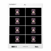 Étiquette Mécanique Est Ma Vie (Feuille entière)