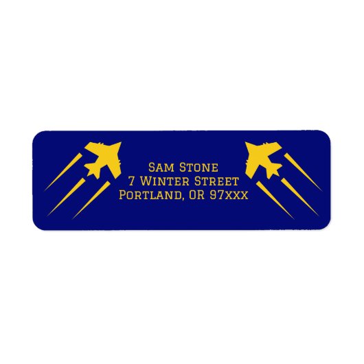 Étiquette Médaille des étoiles militaires de la Force aérien (Devant)