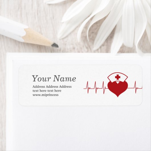 Étiquette médecin, Infirmière, Médicale (En situation)