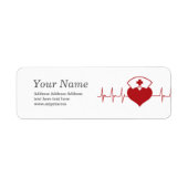 Étiquette médecin, Infirmière, Médicale (Devant)