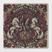 Étiquette médiéval (Design 2)