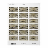Étiquette Médiéval Admettre une date à retenir (Feuille entière)