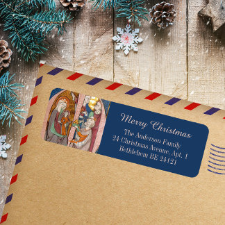 Étiquette Médiéval catholique Joyeux Noël Epiphany Magi