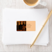 Étiquette Mellow Oak (En situation)