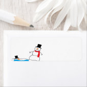 étiquette "Melted Buddy" (En situation)