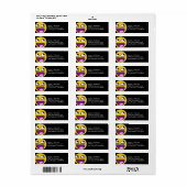 Étiquette Mème Internet Face génial (Feuille entière)