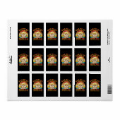 Étiquette Même Mon Chat Attend Le Vêtement Trump 2024 (Feuille entière)