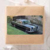 Étiquette Mercedes 280SE W108 (En situation)