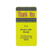 Étiquette Merci (Devant)