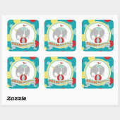 Étiquette Merci Circus Elephant (Feuille)