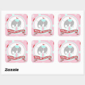 Étiquette Merci Circus Elephant (Feuille)