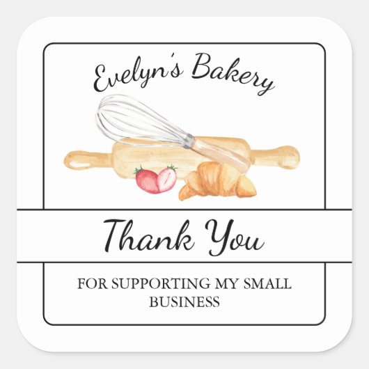 étiquette Merci Cuisine et boulangerie (Devant)