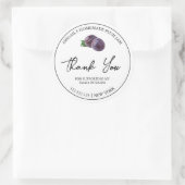 Étiquette Merci de confiture de simple fait maiso (Sac)
