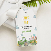 Étiquette Merci de fête d'anniversaire de la ferme