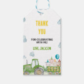 Étiquette Merci de fête d'anniversaire de la ferme (Devant)