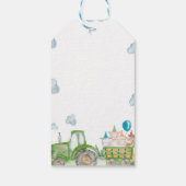 Étiquette Merci de fête d'anniversaire de la ferme (Dos)